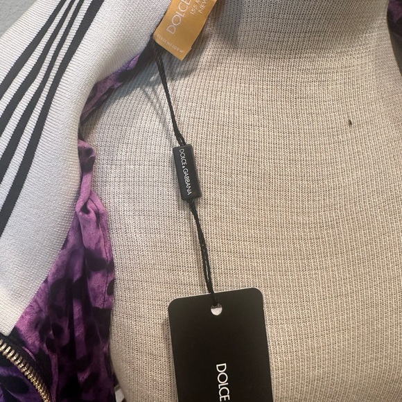 D&G Purple Leopard Warm Up Jacket - Picture 11 of 11